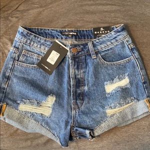 Cant Cuff Me Denim Shorts- Fashion Nova